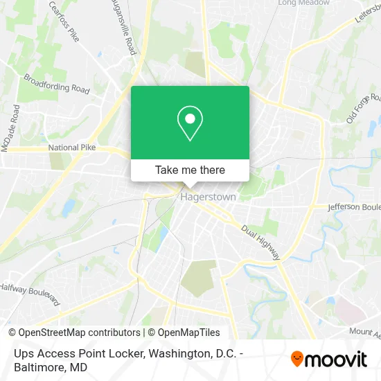Ups Access Point Locker map
