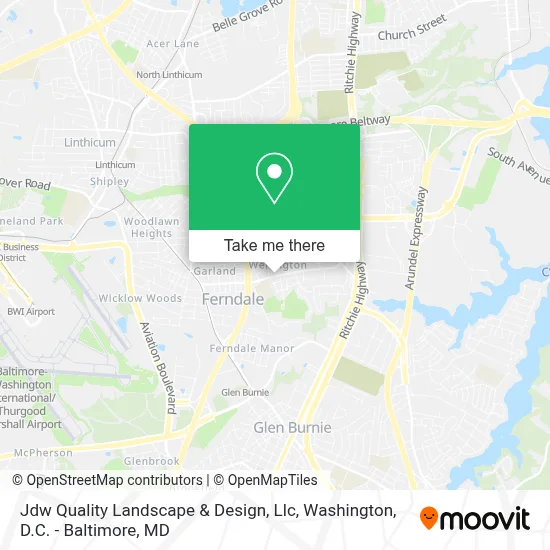 Jdw Quality Landscape & Design, Llc map