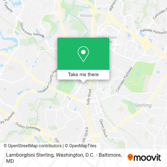 Lamborghini Sterling map