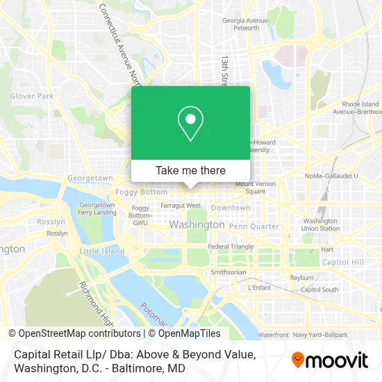 Capital Retail Llp/ Dba: Above & Beyond Value map