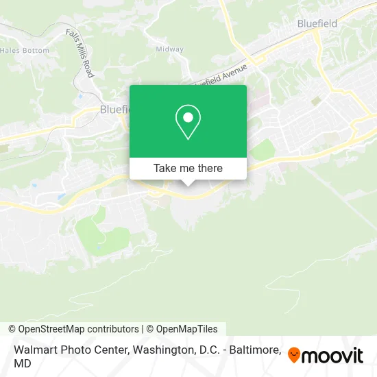 Walmart Photo Center map