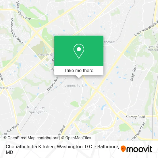 Chopathi India Kitchen map