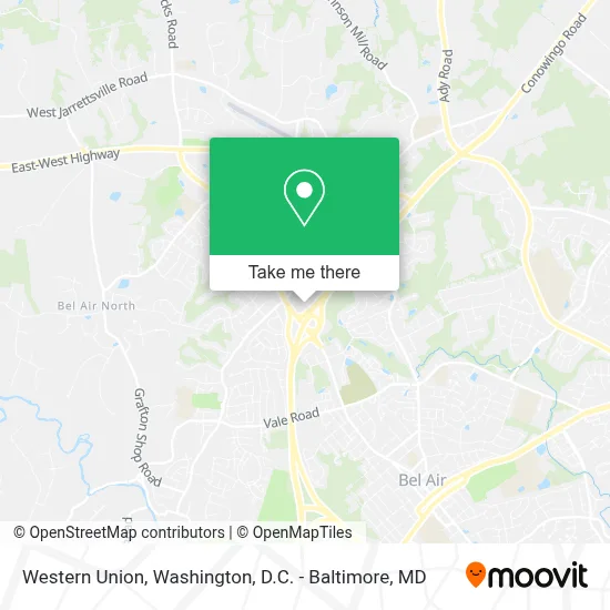 Western Union map