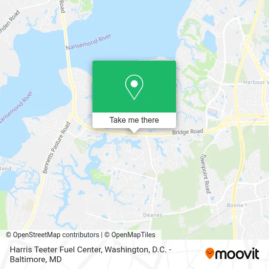 Harris Teeter Fuel Center map