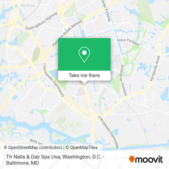 Th Nails & Day Spa Usa map