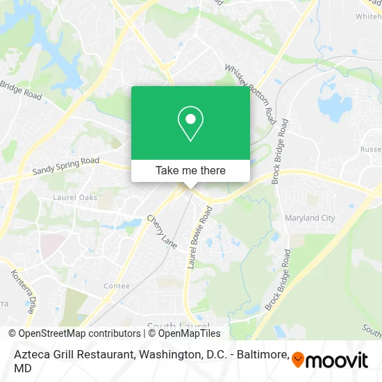 Azteca Grill Restaurant map