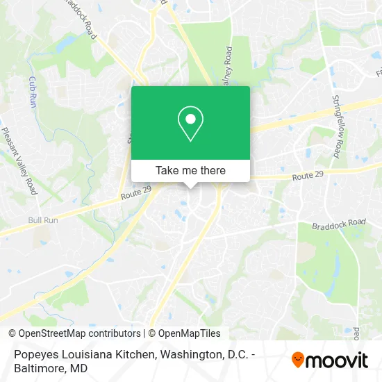 Popeyes Louisiana Kitchen map