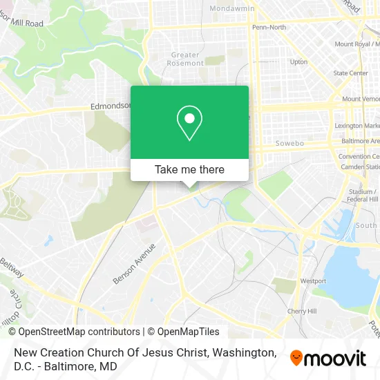New Creation Church Of Jesus Christ map