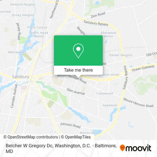Belcher W Gregory Dc map