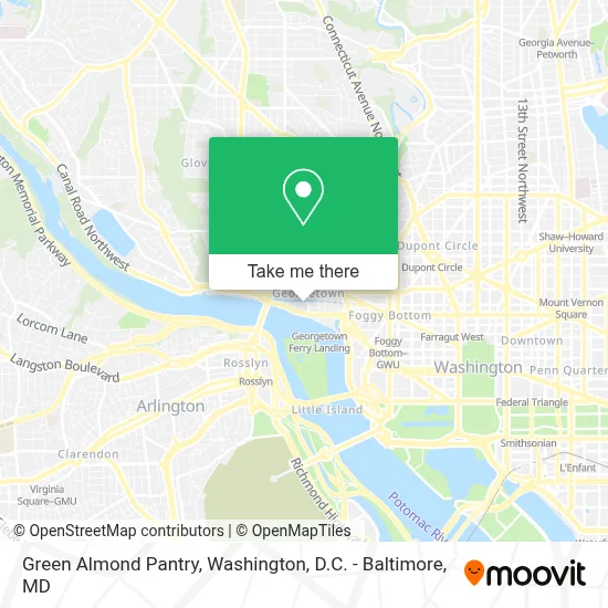 Green Almond Pantry map