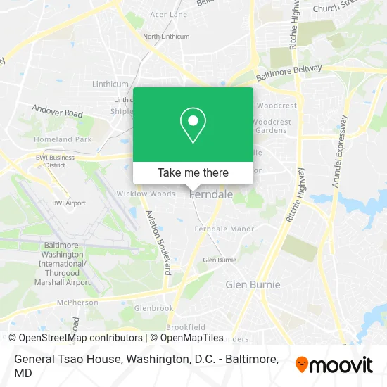 General Tsao House map