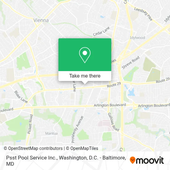 Psst Pool Service Inc. map