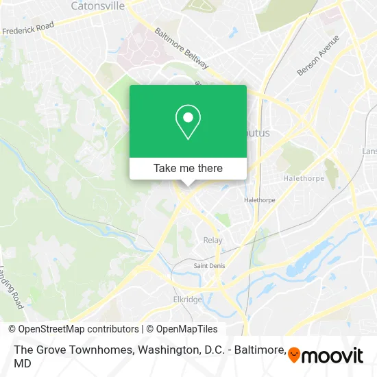 The Grove Townhomes map
