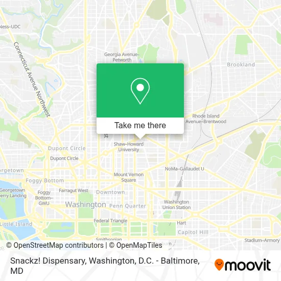 Snackz! Dispensary map
