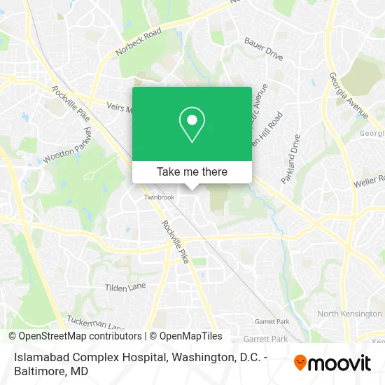 Islamabad Complex Hospital map