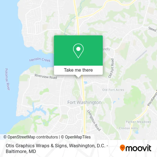 Otis Graphics Wraps & Signs map