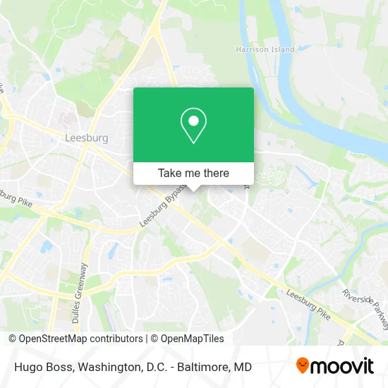 Hugo Boss map