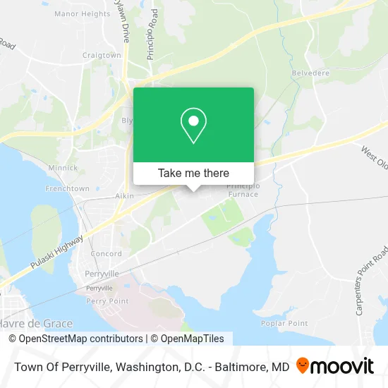 Town Of Perryville map