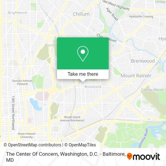 The Center Of Concern map