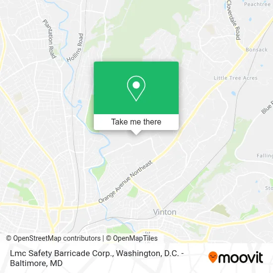 Lmc Safety Barricade Corp. map