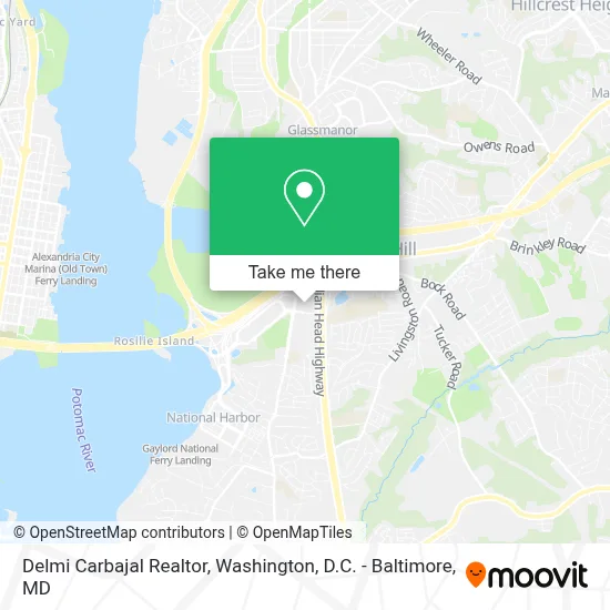 Delmi Carbajal Realtor map