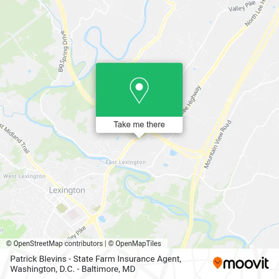 Patrick Blevins - State Farm Insurance Agent map
