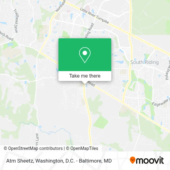 Atm Sheetz map
