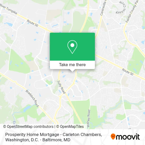 Prosperity Home Mortgage - Carleton Chambers map