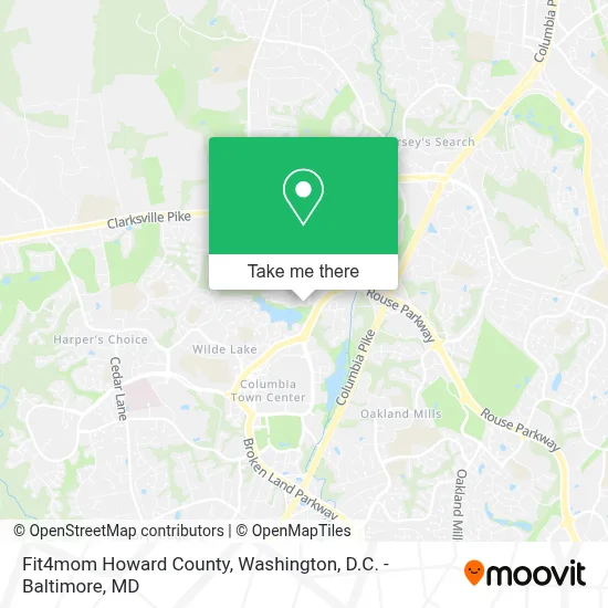 Fit4mom Howard County map