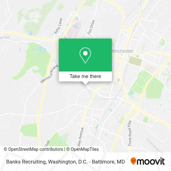 Banks Recruiting map