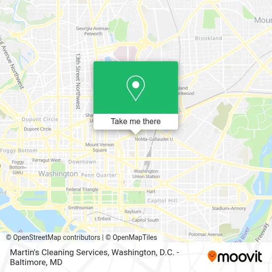 Martin's Cleaning Services map