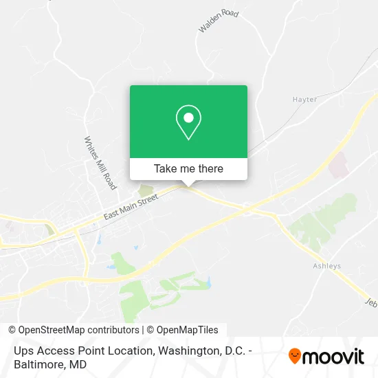 Ups Access Point Location map
