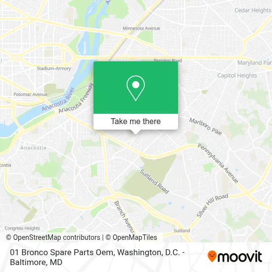 01 Bronco Spare Parts Oem map