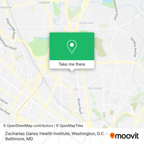 Zacharias Ganey Health Institute map