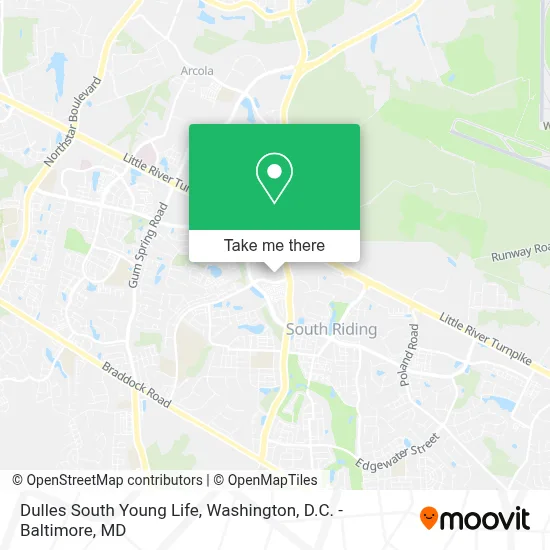 Dulles South Young Life map