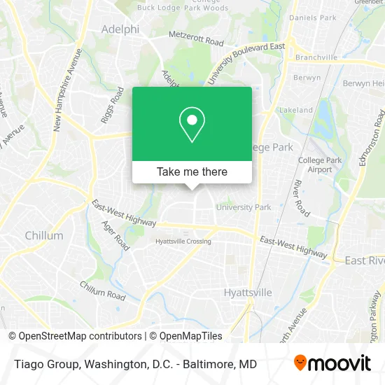 Tiago Group map