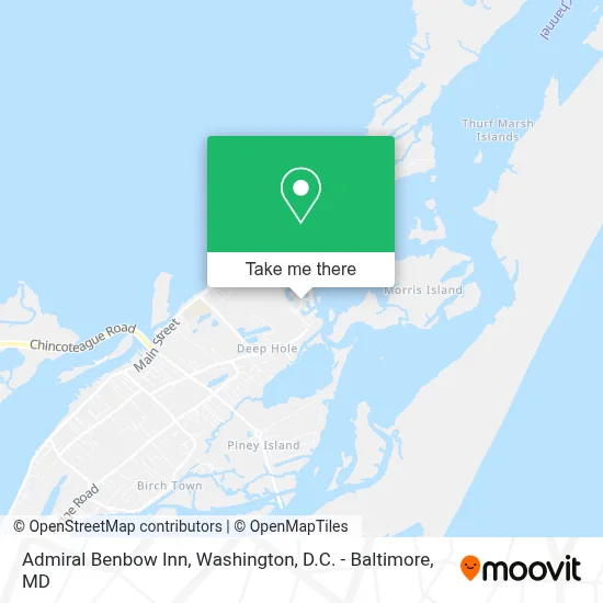 Admiral Benbow Inn map