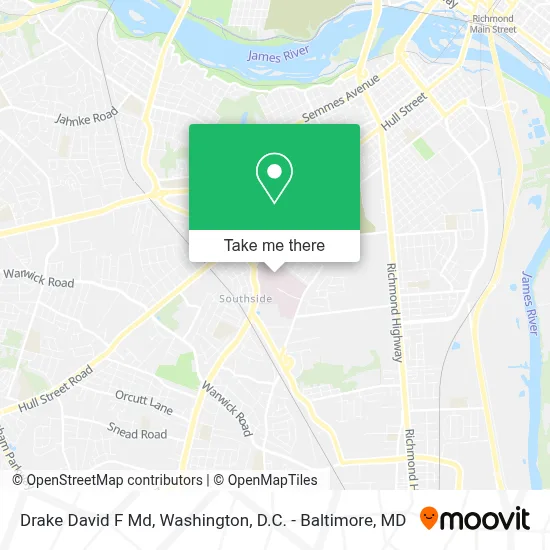 Drake David F Md map