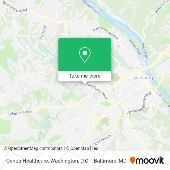 Genoa Healthcare map