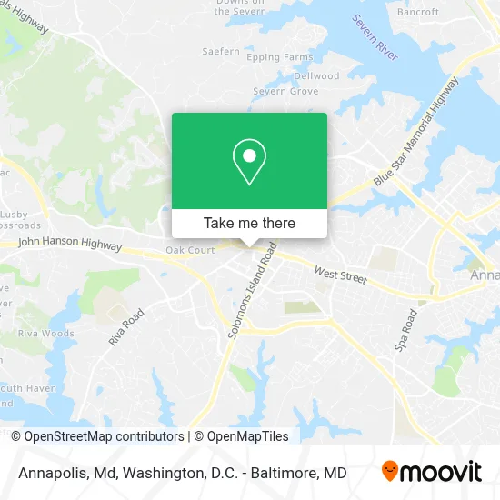 Annapolis, Md map