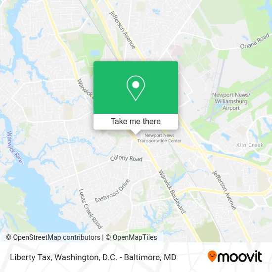 Liberty Tax map