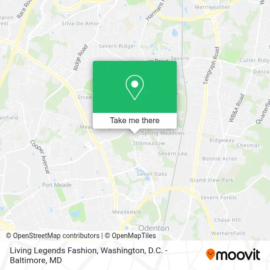 Living Legends Fashion map