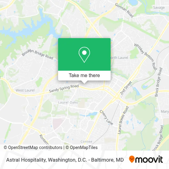 Astral Hospitality map