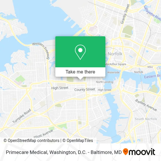 Primecare Medical map