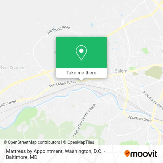 Mattress by Appointment map