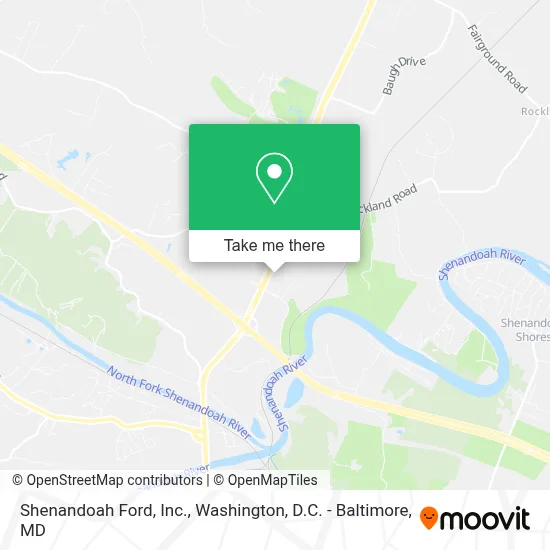 Shenandoah Ford, Inc. map