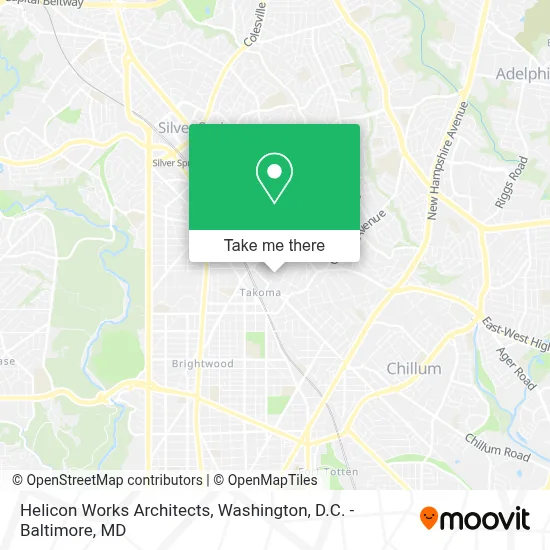Helicon Works Architects map
