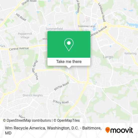 Wm Recycle America map