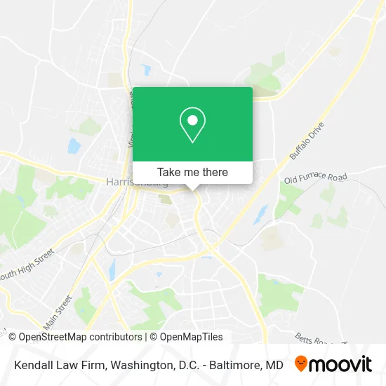 Kendall Law Firm map