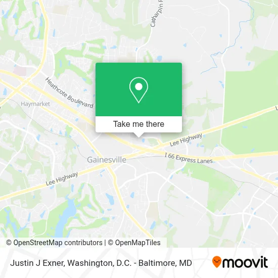 Justin J Exner map
